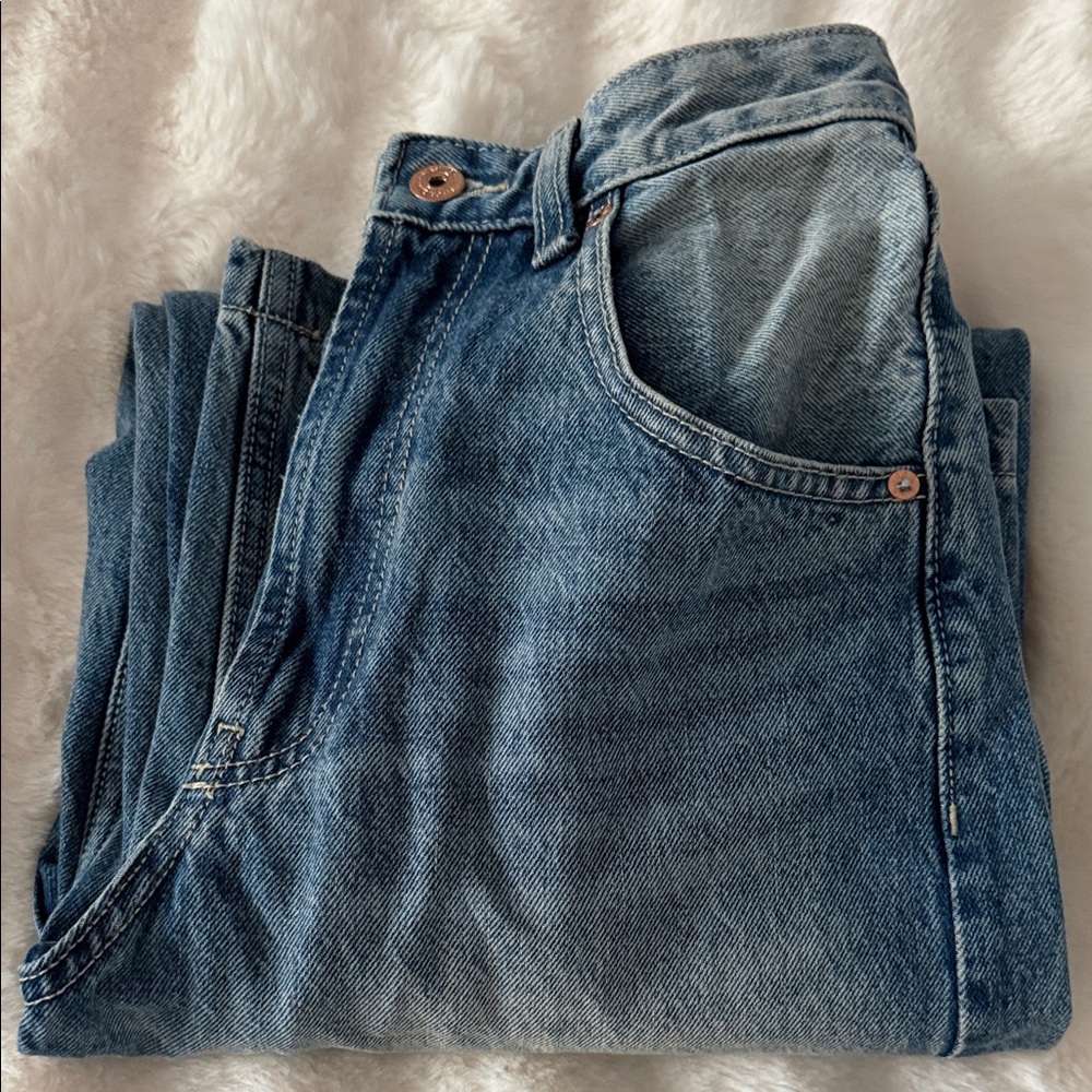 Bershka Light Blue Denim Jeans. Never worn!